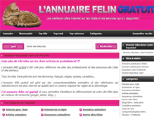 Tablet Screenshot of annuaire-felin.com